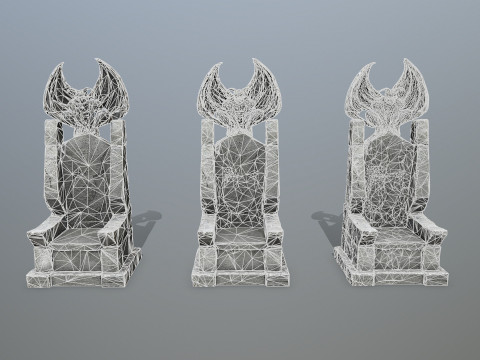 Devil Stone Throne 3D 模型