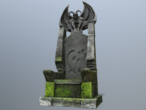 Devil Stone Throne 3D मॉडल