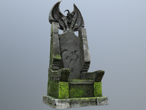 Devil Stone Throne 3D Модель