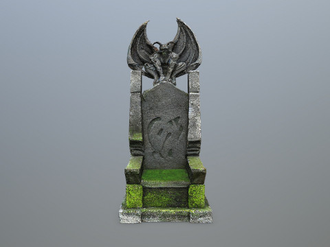 Devil Stone Throne 3D Модель