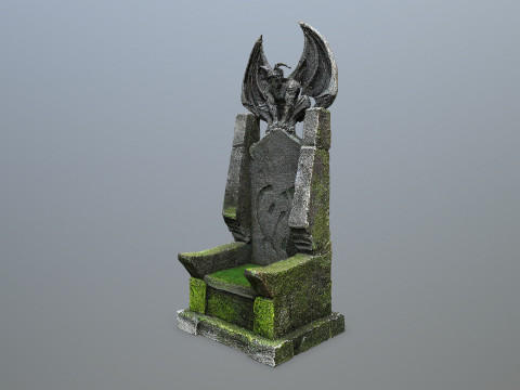 Devil Stone Throne 3D Модель