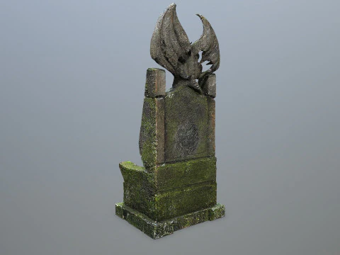 Devil Stone Throne 3D Model