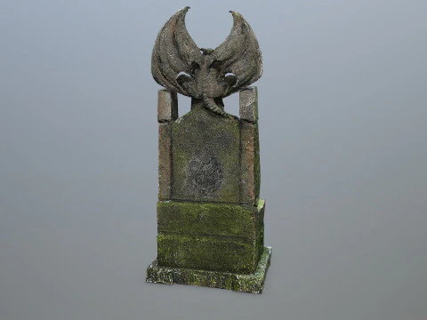 Devil Stone Throne 3D Model