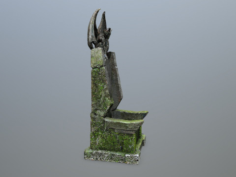Devil Stone Throne 3D Модель