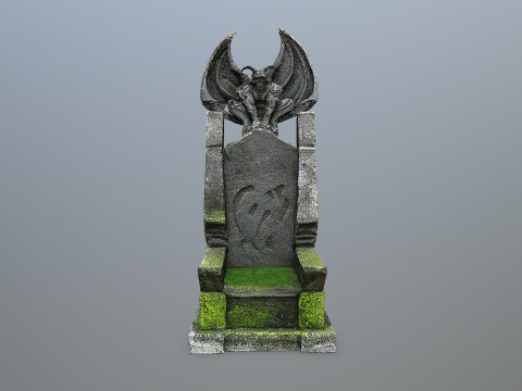Devil Stone Throne 3D Модель