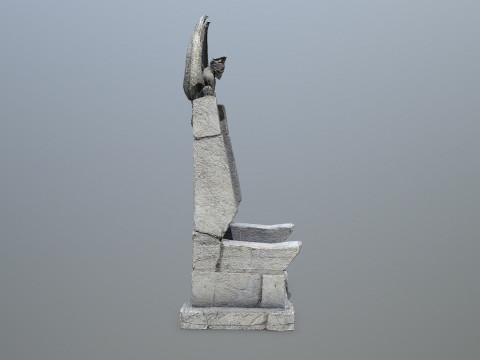Devil Stone Throne Modelo 3D