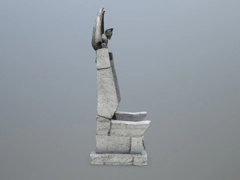 Devil Stone Throne 3D Model