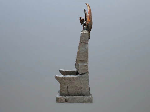 Devil Stone Throne 3D Model