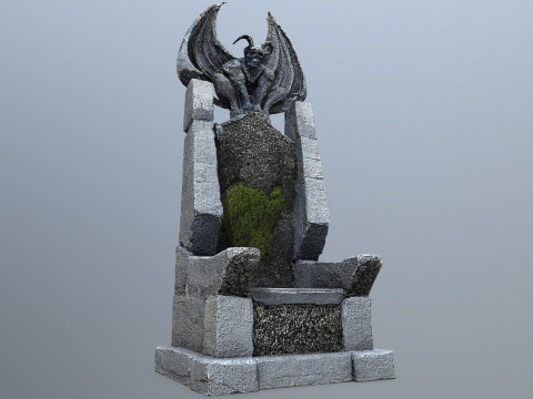 Devil Stone Throne 3D Модель