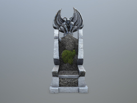 Devil Stone Throne 3D Модель