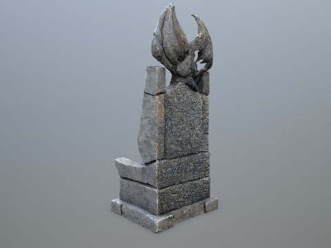 Devil Stone Throne 3D Модель