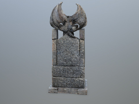 Devil Stone Throne 3D Модель