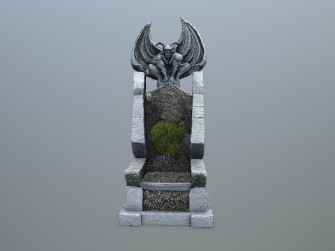 Devil Stone Throne 3D Модель