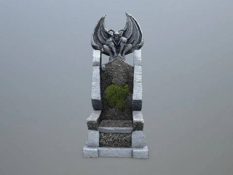 Devil Stone Throne 3D Model