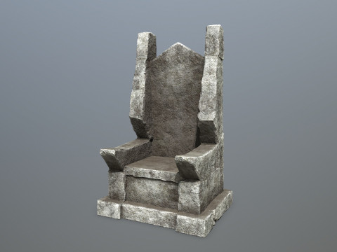 Stone Throne 3D मॉडल