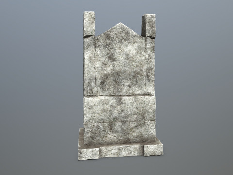 Stone Throne 3D मॉडल
