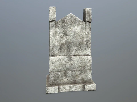 Stone Throne 3D Model