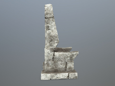 Stone Throne 3D मॉडल