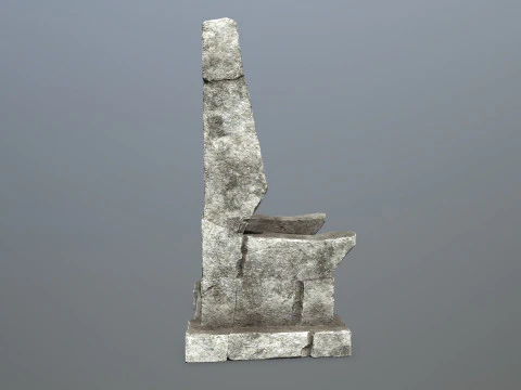 Stone Throne 3D Model