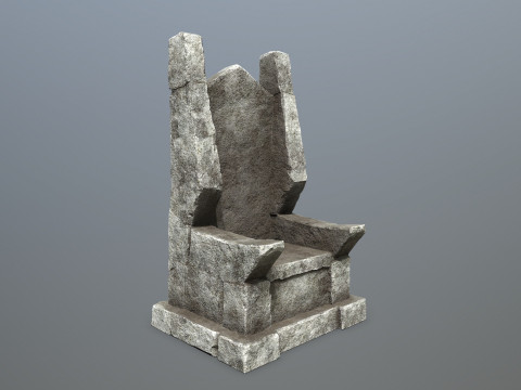 Stone Throne 3D मॉडल