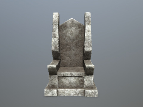 Stone Throne 3D मॉडल