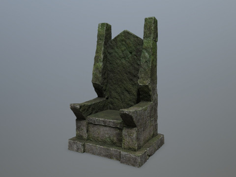 Stone Throne 3D मॉडल