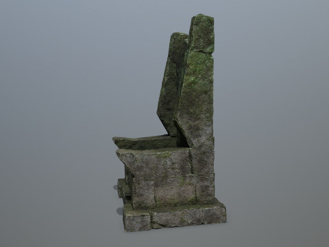 Stone Throne 3D मॉडल