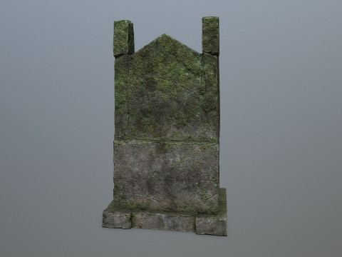 Stone Throne 3D मॉडल