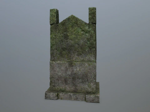 Stone Throne 3D Model