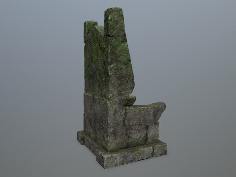 Stone Throne 3D मॉडल