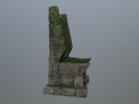 Stone Throne 3D मॉडल