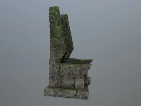 Stone Throne 3D Model