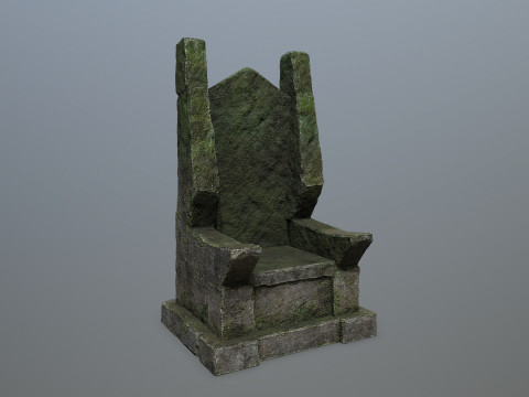 Stone Throne 3D मॉडल