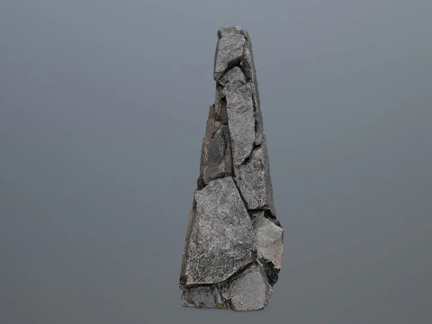 Cliff rocks 3D Model