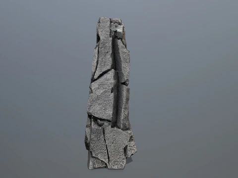 Cliff rocks 3D Model