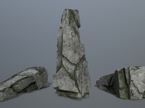 Cliff rocks 3D Модель