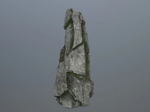 Cliff rocks 3D Model