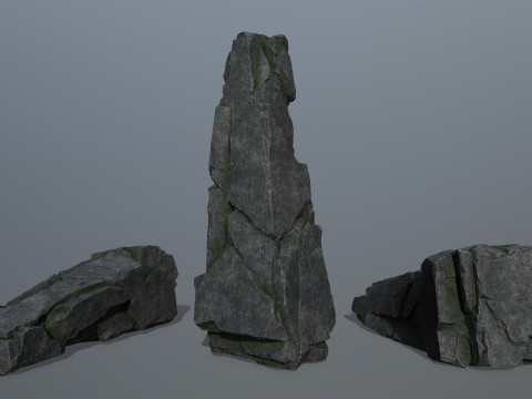 Cliff rocks 3D-Modell