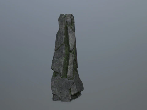 Cliff rocks 3D Model