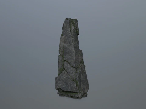 Cliff rocks 3D Model