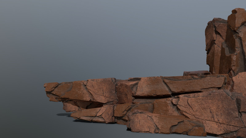 Desert Rocks 3D 模型 .c4d .max .obj .3ds .fbx .stl .blend 