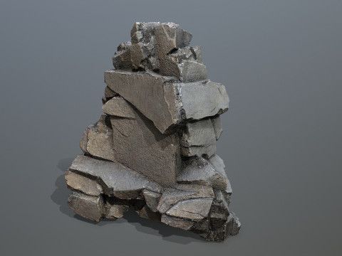 Cliff rocks 3D 모델