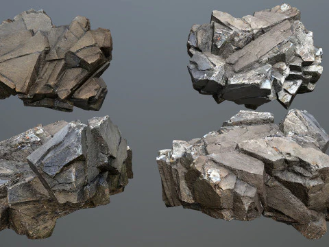 Cliff rocks 3D Model
