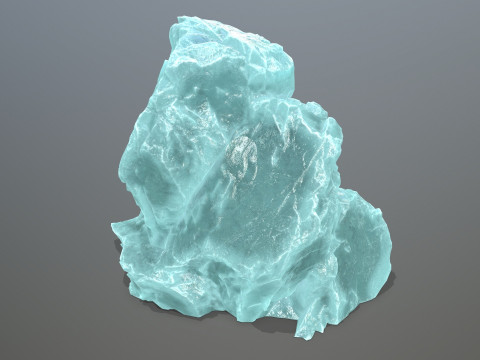 Ice rocks Model 3D