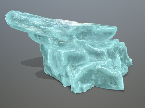 Ice rocks Model 3D
