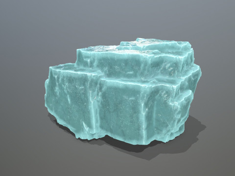 Ice rocks Model 3D