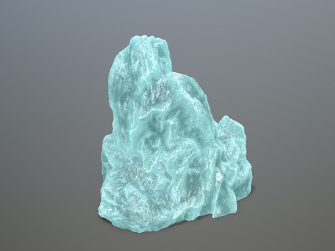 Ice rocks Model 3D