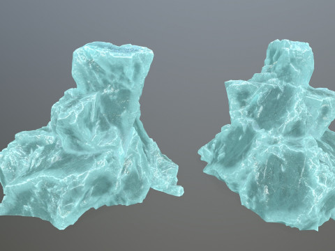 Ice rocks Model 3D