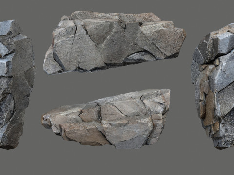 Cliff rocks 3D Модель