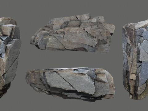 Cliff rocks 3D Модель